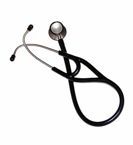 Estetoscopio profesional de cardiología de dos caras para adultos pediátrico NEGRO, nuevo en caja - Imagen 1 de 1