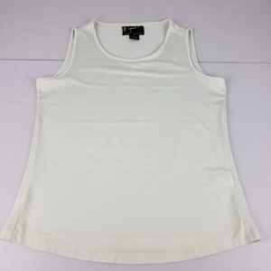 Jamie x Jamie Sadock Golf Top Tank Women's Medium White Sleeveless Stretch Shirt - Picture 1 of 8