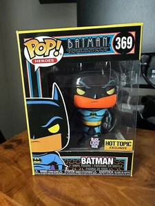 Funko Pop Heroes #369 Batman The Animated Series Black Light Hot Topic Exclusive - Picture 1 of 6