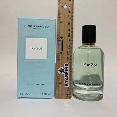 Nino Amaddeo For Zoe Hombres EDP 3.4 OZ BoxWEAR Eau De Parfum Perfume 100 ml LEER⭐️ Foto 1 de 3