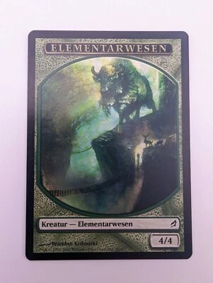 Magic the Gathering ELEMENTAL TOKEN Lorwyn Tokens MTG DE ELEMENTARWESEN - Image 1 of 2