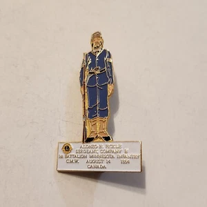 Alonzo H Pickle Medal Of Honor 1st Michigan Civil War Lions Club Pin (78) - Imagen 1 de 2