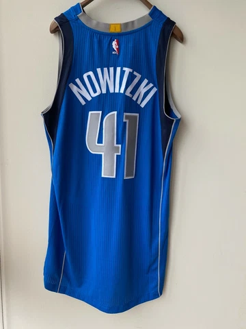 Dallas Mavericks Dirk Nowitzki 2016 Adidas Rev30 Jersey Blue 2XL - RARE Cover