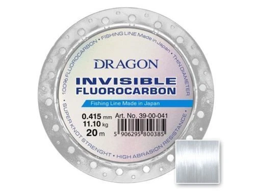 Dragon Invisible Fluorocarbon 20m Fast sinking Monofilo Fatto in Giappone - Immagine 1 di 1