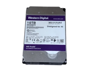 WD Purple 10TB WD101PURZ SATA 6gb/s 3.5" Hard Disk Drive Surveillance - Imagen 1 de 3