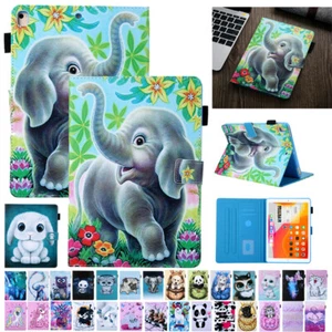 For iPad Mini 5 7th 5/6th Gen Air 12 Smart Pattern Case Leather Stand Card Cover - Picture 1 of 152