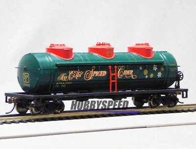 BACHMANN MRS. CLAUS SPICED CIDER 3 DOME TANK CAR HO SCALE tanker BAC17117 NEW - Image 1 of 4