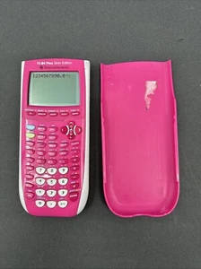 Texas Instruments TI-84 Plus Graphing Calculator PINK Silver Edition Tested - Picture 1 of 14