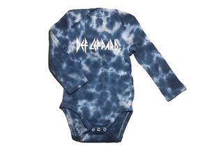 12M Size - Def Leppard Baby Bodysuit Rock Band 70s 80s Heavy Metal 12 Months