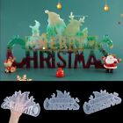 Crystal Epoxy Silicone Mould Christmas Molds Hanging Tags Christmas Resin Mold