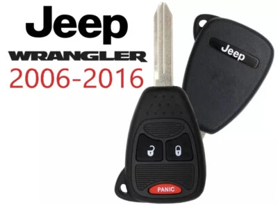 Remote Key  for JEEP WRANGLER 2006-2016 OHT692713AA  OHT692715AA USA Seller A+ - Image 1 of 4