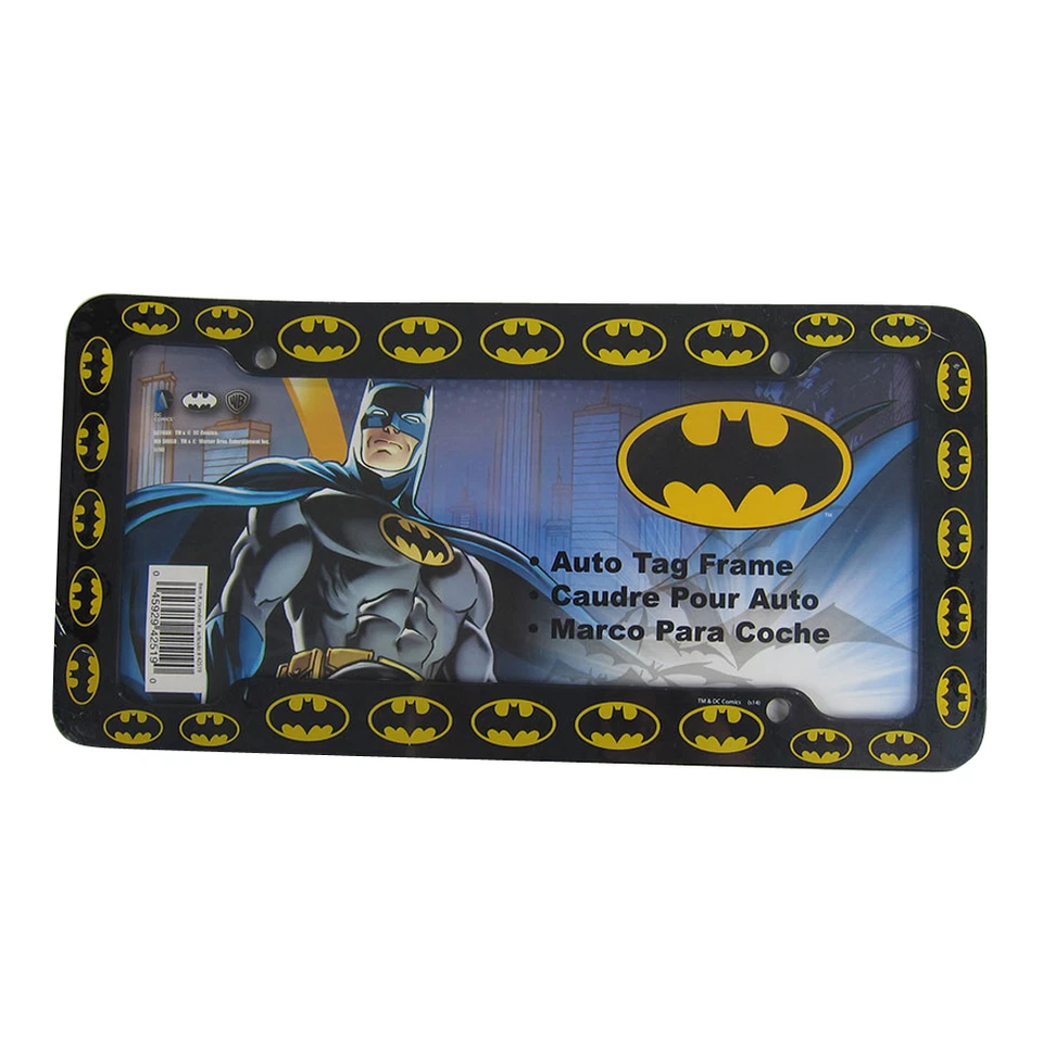 Brand New Batman Classic Logo Car Truck Plastic License Plate Frame - Изображение 1 из 1