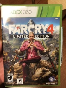 XBOX 360 Game Farcry 4 Limited Edition Case & Game Only No Manual  Tested - Picture 1 of 3