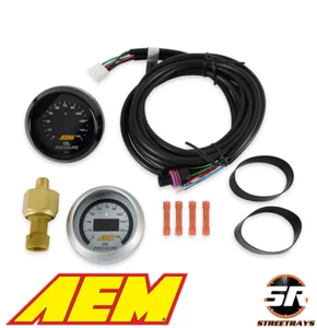 AEM 30-4407 LED Digital Presión de Aceite y Combustible 52mm (2-1/16”) Calibre 0-150 psi - Imagen 1 de 5