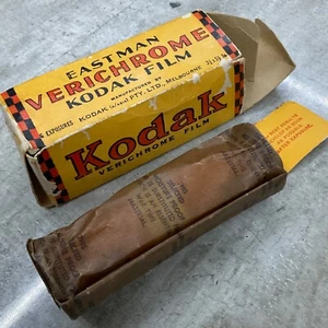 Kodak Verichrome V122 Film 3 1/4 x 5 1/2 Kodak Melbourne 1946 War-Time Wrapping - Picture 1 of 7