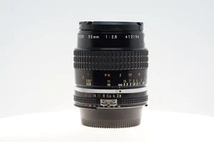 Nikon Micro-Nikkor Ai-S 55mm F2.8 Vintage Nikon F Lens - CLA'd - Warranty - Picture 1 of 8