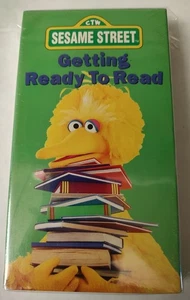 Sesame Street Getting Ready to Read VHS Tape 1986 Video Tape CTW PBS Kids Rare! - Bild 1 von 3
