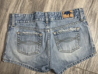 Y2K Vintage Abercrombie & Fitch Denim Shorts Women’s Size 2 Low Rise - Image 1 of 4