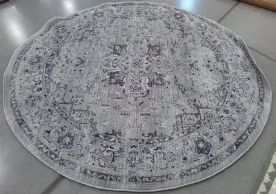 Alfombra GRIS/GRIS OSCURO 6'-7" x 6'-7" defecto, precio reducido 1172792579 CHL411F-7R Foto 1 de 4