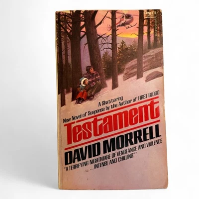 Testament by David Morrell - Fawcett Crest Suspense Thriller - Vintage PB Foto 1 de 4