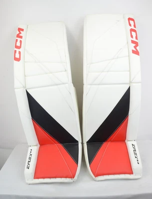 Almohadillas para piernas de portero senior CCM Extreme Flex 6,9 talla 35+2 blanco/negro/rojo (0822-4480) Foto 1 de 4