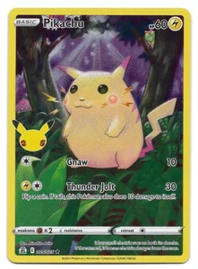 Pikachu 005/025 Celebrazioni Holo Pokemon TCG - NM - Foto 1 di 2