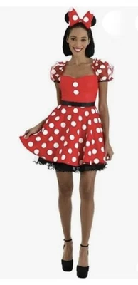 Disney Minnie Mouse Halloween Costume Adult Small 2-4 - Image 1 of 2