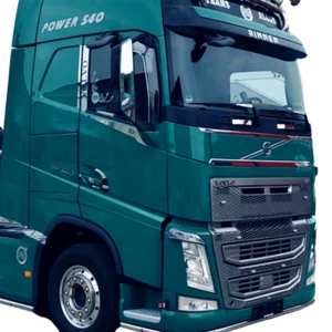 Cubierta de espejo perforado cromo acero s para Volvo FH4-FH16 2013-2023 - Imagen 1 de 7