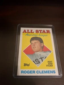EXTREMELY RARE 1988 Topps Roger Clemens All-Star Card *MULTIPLE ERRORS* - Picture 1 of 2