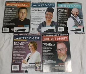 WRITERS DIGEST LOT OF 5 MAGAZINES 2023 - 2025 USED READING ARTS & CRAFTS WRITING - Picture 1 of 2
