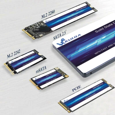 SSD mSATA 2.5" M.2 2242/2280 64GB128GB 400GB 500GB Solid State Drive SATA 3 - Image 1 of 4