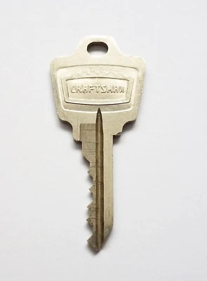 Vtg Original CRAFTSMAN Key 96996 For Old PADLOCK Tool Box Storage 2 1/4" Long - Image 1 of 4
