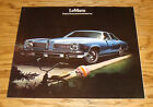 Original 1974 Pontiac LeMans Foldout Sales Brochure 74 Colonnade Sport Coupe
