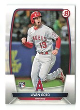 2023 Bowman Livan Soto #46  RC Los Angeles Angels Baseball Card