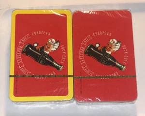 Coca Cola Collectors Club Playing Cards 1989 European Convention Brussels Sealed - Picture 1 of 4