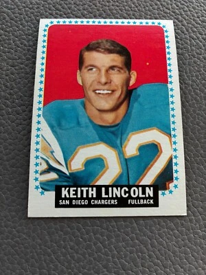 1964 Topps - #164 Keith Lincoln - Chargers - Image 1 of 2