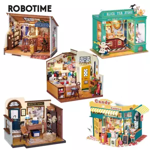 Rolife DIY 3D Wooden Miniature 1:24 Dollhouse Furniture Decor Adult Xmas Gifts - Picture 1 of 92