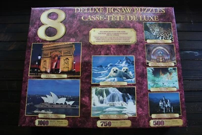 The Canadian Group 8 Deluxe Jigsaw Puzzles 40720-1 - 5500 Pieces Total - Image 1 of 2