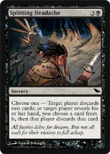 SPLITTING HEADACHE FOIL Shadowmoor MTG Magic the Gathering Cards DJMagic