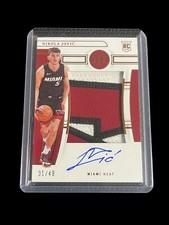 2022-2023 National Treasures Basketball Miami Nikola Jovic RPA Bronze 01/49