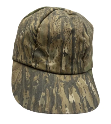 Vintage Realtree Camo Trapper Hunting Hat Ear Flap Orange Reversible Medium USA - Image 1 of 4