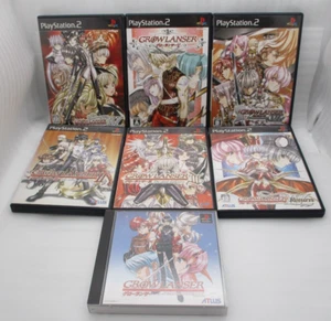 PS1 PS2 GROWLANSER 1, 2, 3, 4, 5, 6 7Games Japan import GROW LANSER ATLUS - Picture 1 of 11