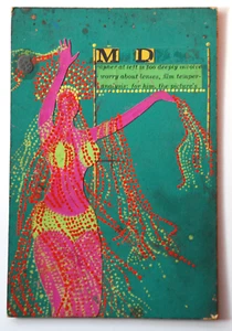 1967 Original Cuban MOCKUP for th Movie poster TULIPA.This is a Unique Art Piece - Picture 1 of 3