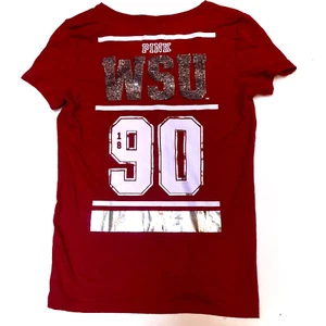 Washington State Univ Victorias Secret Women’s SP in silver Sequins - Picture 1 of 7