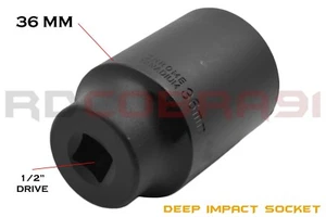 1/2" Dive Impact Socket ( 36mm ) 6PT Black Oxide 1 Pc  - Imagen 1 de 4