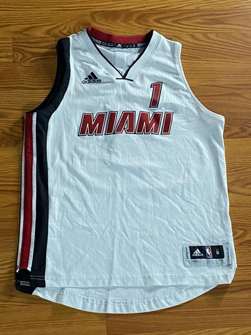 Adidas Chris Bosh Miami Heat Youth Boys Medium Sleeveless #1 Jersey Cover