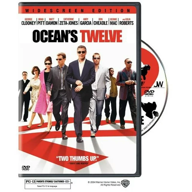 * Ocean's Twelve - George Clooney - Brad Pitt  - Very Good DVD - Image 1 of 1