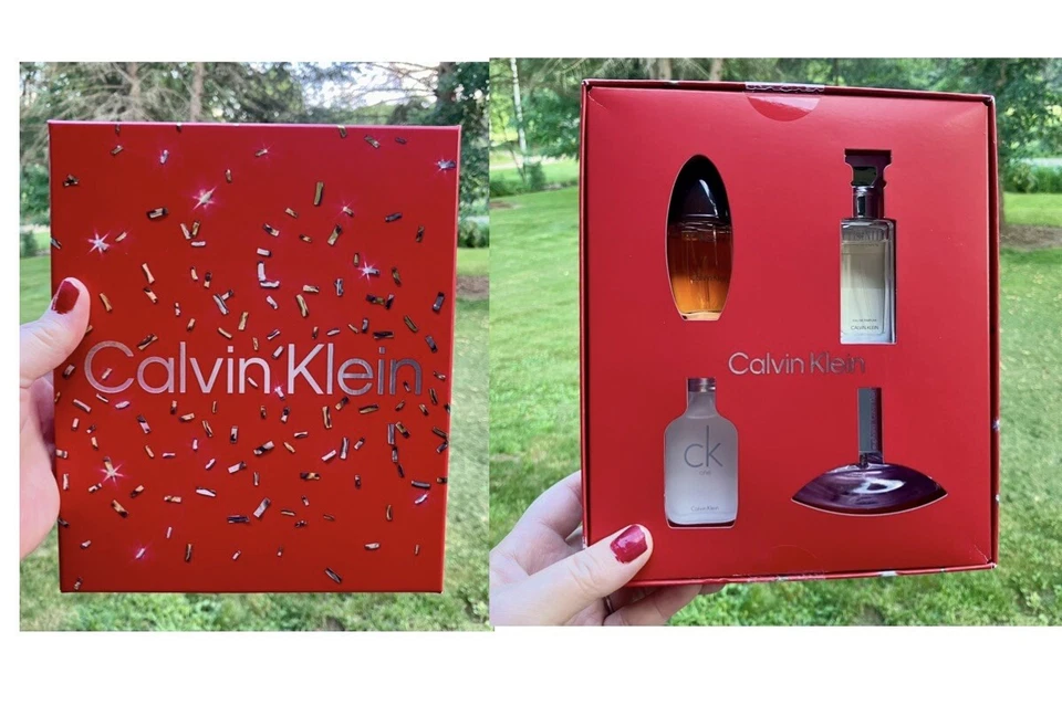 Calvin Klein Fragrance Gift Set Eternity CK One Euphoria Obsession .5 Fl Oz Each