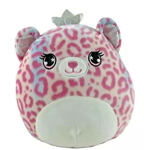 Squishmallow Brandi The Cheetah Queen Pink Cat KellyToy 8" Tall Stuffed Animal - Picture 1 of 9