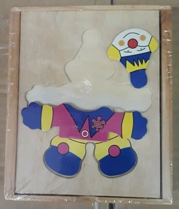CAJA MADERA ,GUARDA PUZZLES,CON PUZZLE EN TAPA E INTERIOR - Imagen 1 de 2